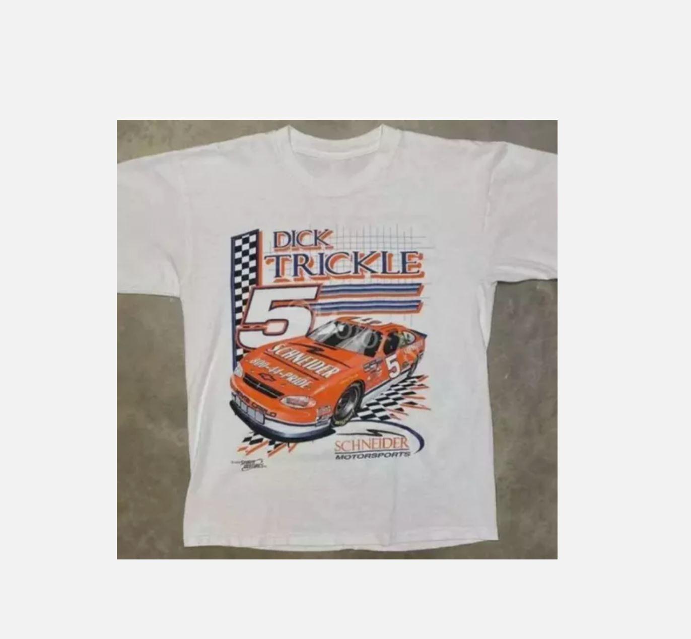 SALE Vintage 1999 Nascar Dick Trickle Schneider T Shirt Dick Trickle Shirt S