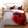 Cool Ari Abdul Dark Pop Singer Duvet Cover + 2 Pillowcases 3D Portrait Print Polyester Bedding Fan Bedroom Decor