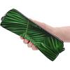 Cute Green Palm Leaf Print Unisex Pencil Case Pouch Office Travel Stationery Organizer Storage Ba...