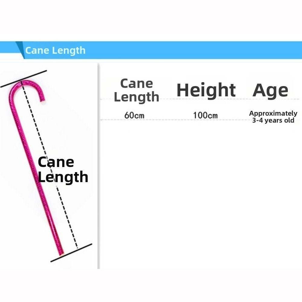 10 Colors Adult Children's Laser Dance Cane Out Dancing Hand Cane Stick for Dance Accessories