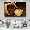 Modernes Brot Kaffee Leinwandgemälde Und Drucke HD Bilder Wandkunst Für Wohnzimmer Zuhause Küche Restaurant Dekor Cuadros