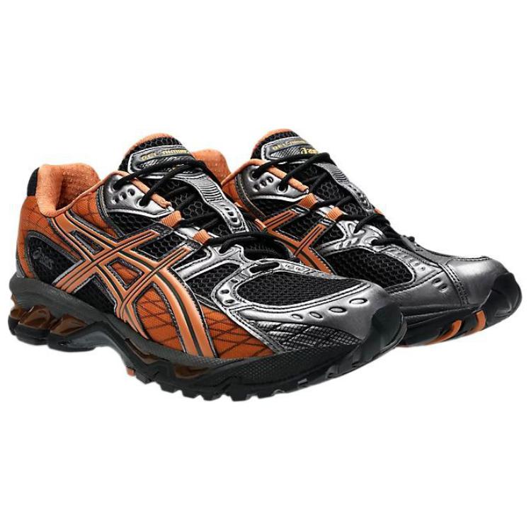 Asics Gel Nimbus 10.1 Black Rust Orange Unisex Sneakers 1203A543-004