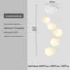 Milky White Round Pendant Lamp for Nail Salons, Cafes, Children's Clothing Stores, and Weddings