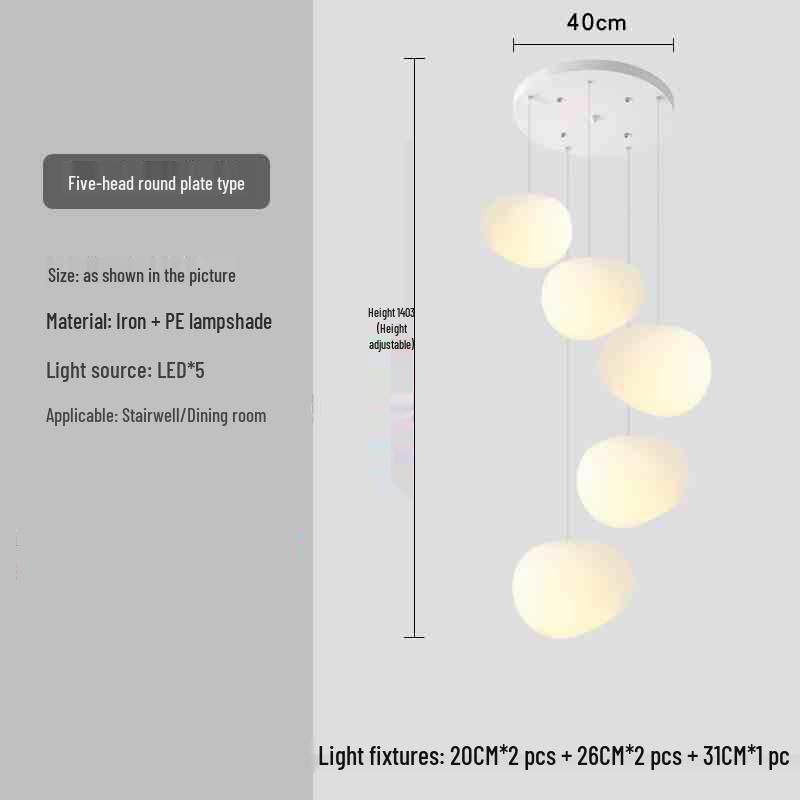 Milky White Round Pendant Lamp for Nail Salons, Cafes, Children's Clothing Stores, and Weddings