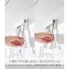 Yamazaki Film Hook Insert Type Toothbrush Tube Holder W18 White Tower 1497 W18D2.8H6cm (excluding hook) Floating Storage Wide Size