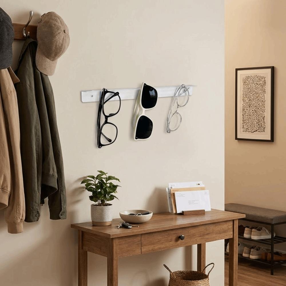 Modern Eyeglass Storage Holder Space Saving Wall Mounted Glasses Holder Glasses Rack Living Room