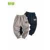 Children's Clothing Autumn and Winter Kids Polar Fleece Letter Sweatpants Boys' Sports Pants Pants Baby Boy Fleece-lined Ankle Banded Pants