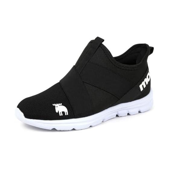 [Akiriko] Moz Moz Sneakers, Hands-Free, High Resilience Insole, Mesh Material, Cross Belt, Women s Athletic Shoes, Sports, S Size - LL Size