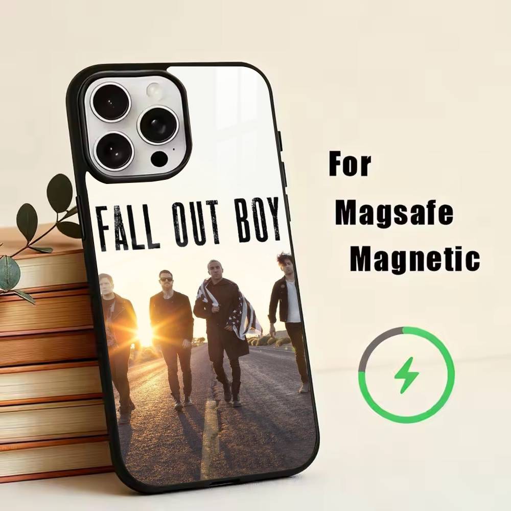 Boy-Fall Out Boy Phone Case For iPhone17,16,15,14,13,12,11 Plus,Pro Magnetic For Magsafe Wireless Charging