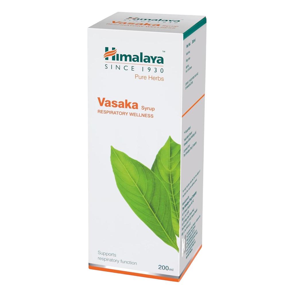 Himalaya Vasaka Syrup 200ml Natural Respiratory Support for Healthy Lungs and Chest Comfort