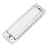 KONGSHENG AM 20D Phosphor Bronze Reed 10 Hole 20 Tone Blues Harmonica In the Key of C(White)