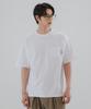BAKKEN Pocket Logo Short Sleeve T-Shirt Bk3976_White