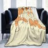 Comfort Blueys Tanzdecke, Zubehör, Sofa, dekorative Bingo-Heeler-Decke, Überwurf, superweiches Flanell für Couch