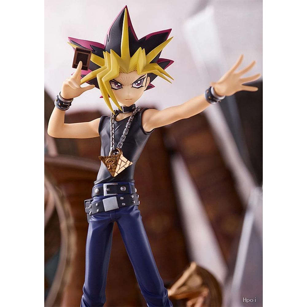 17CM Anime Game Yu-Gi-Oh! Duel Monsters Yami Yuugi Figure Battle Light Series Dark Magician Girl Model Toy Doll Action Figure