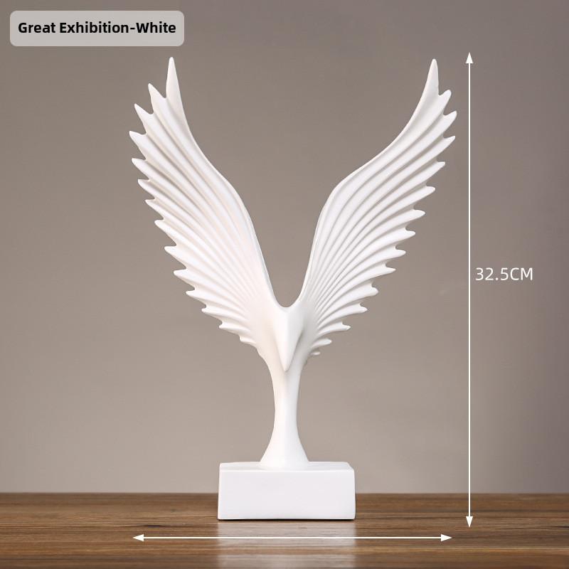 European Resin Style Eagle Statue For Living Room And Showroom Decoration