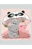 Paint by Numbers. Cute Hippopotamus