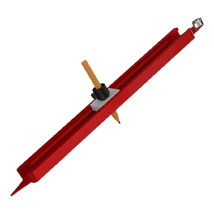 Portable Precise Line Woodworking Tool Profiles Scribing Ruler with Pencils Precise Profiles Scribe Tool Pencil Holder