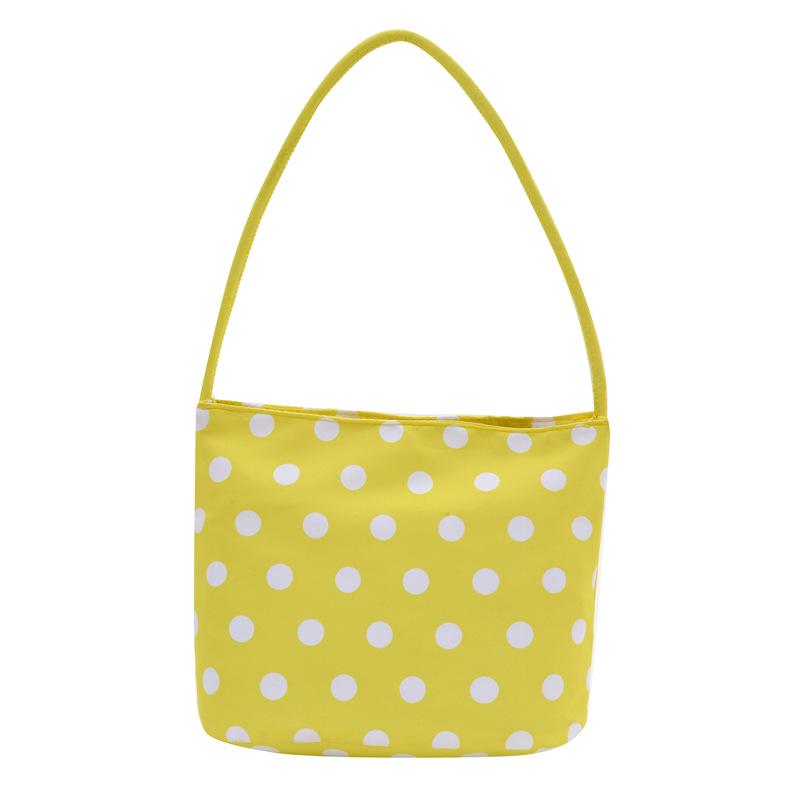 2026 Women's Polka Dot Bucket Shoulder Bag - Casual, Simple & Stylish Handbag for Work or Outings
