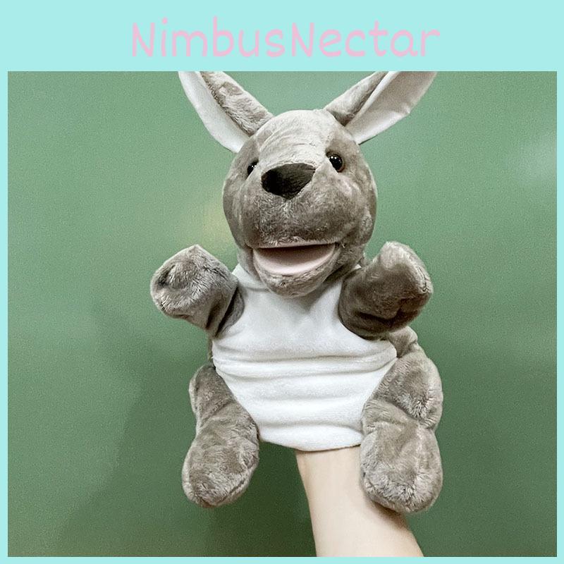 Plush Kangaroo Toy Hand Puppets Kindergarten Children Comforting Souvenirs Dolls