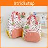 Adorable Pink Strawberry Canvas Backpack For Kids Perfect For School And Travel