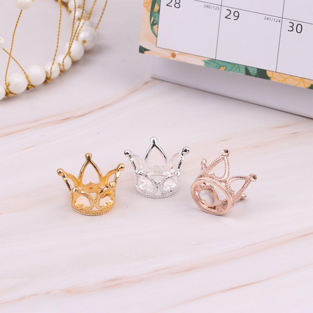 Model Toys Mini Metal Crown Model Ornaments Mini Princess Crown Dollhouse  DIY