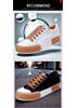 2026 Spring Men's Korean Style Casual Canvas Shoes - Versatile, Trendy, Flat Bottom, Low Top Board Shoes