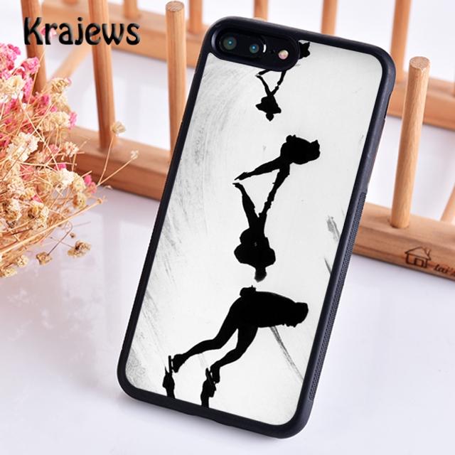 Krajews Pretty Figure Skating Dance Phone Case Cover For iPhone 17 Air 16 15 14 Plus 11 12 13 Pro Max Coque Fundas