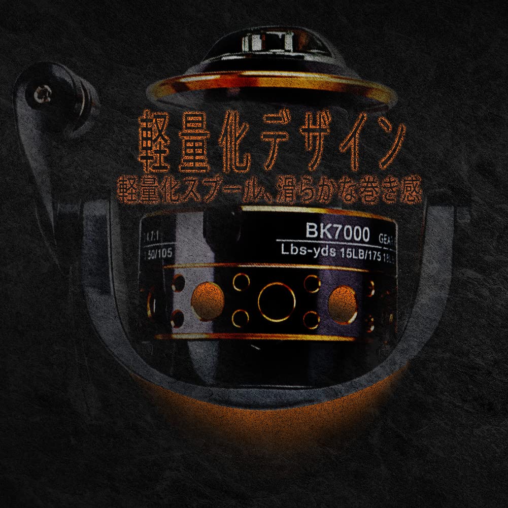 Happy Life Spinning Reel with Smooth Recommended for Kids and Max Drag Force Interchangeable Gear Ratio Strong Long Ice Freshwater Saltwater Horse