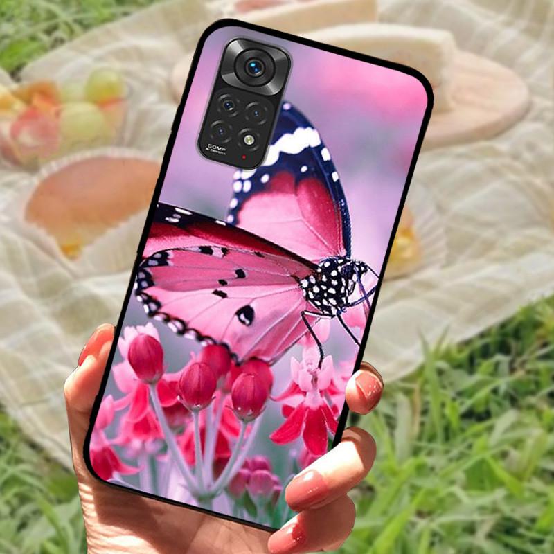 For Redmi Note 11 4G Case Cute Shockproof Silicone Soft TPU Phone Cover For Xiaomi Redmi Note 11s Bumper Cases On Note11 Pro