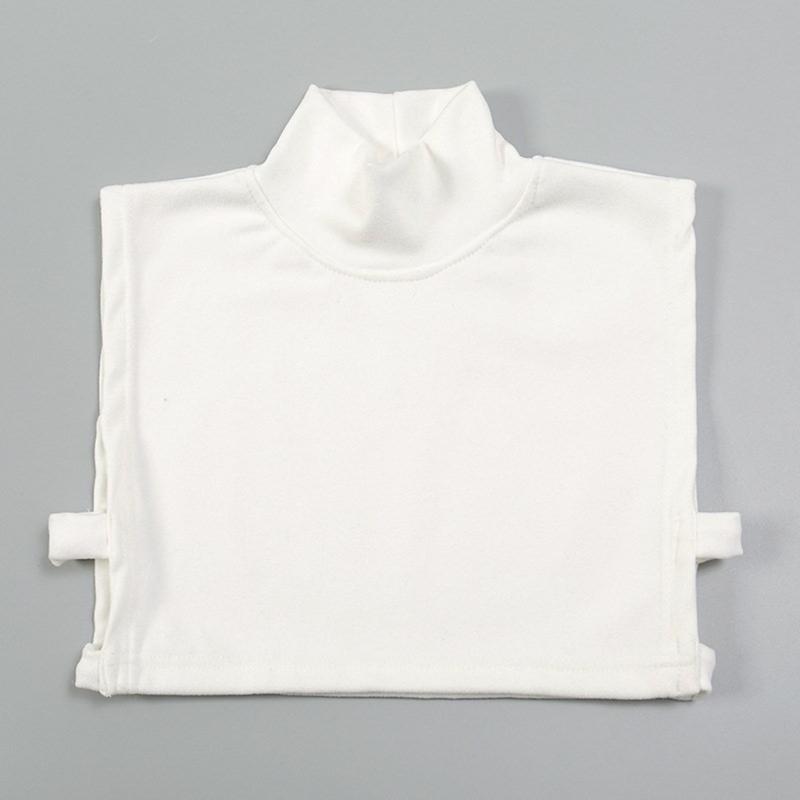 Turtleneck Collar Detachable Fake Collar Pullover Half Top Mock Neck Blouses Collar High Neck Cover for Women Layering