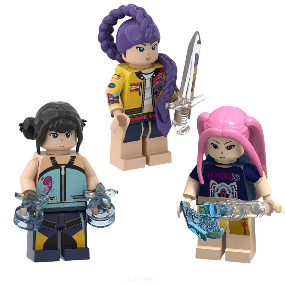 Latest Monster Hunt Men's Team Rumizazoi Assembles Construction Blocks Handmade Korean Men's Team Cloak Construction Blocks Toy
