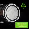 ZISIZ Disposable PLA Transparent Cold Drink Cup