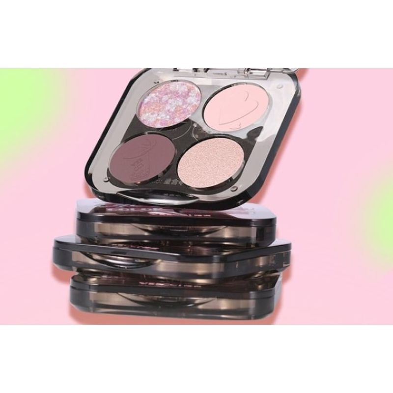 VEECCI - Glitter Quad Eyeshadow Palette - 5 Types