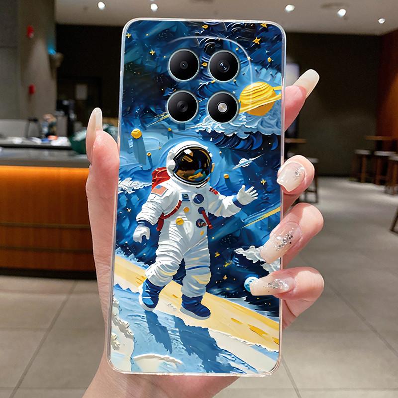 For Redmi Note 15 15Pro 5G Aesthetic Fashion Cute Cat Phone Case Transparent TPU Shell For Redmi Note 15 Pro Plus 5G Soft Cover