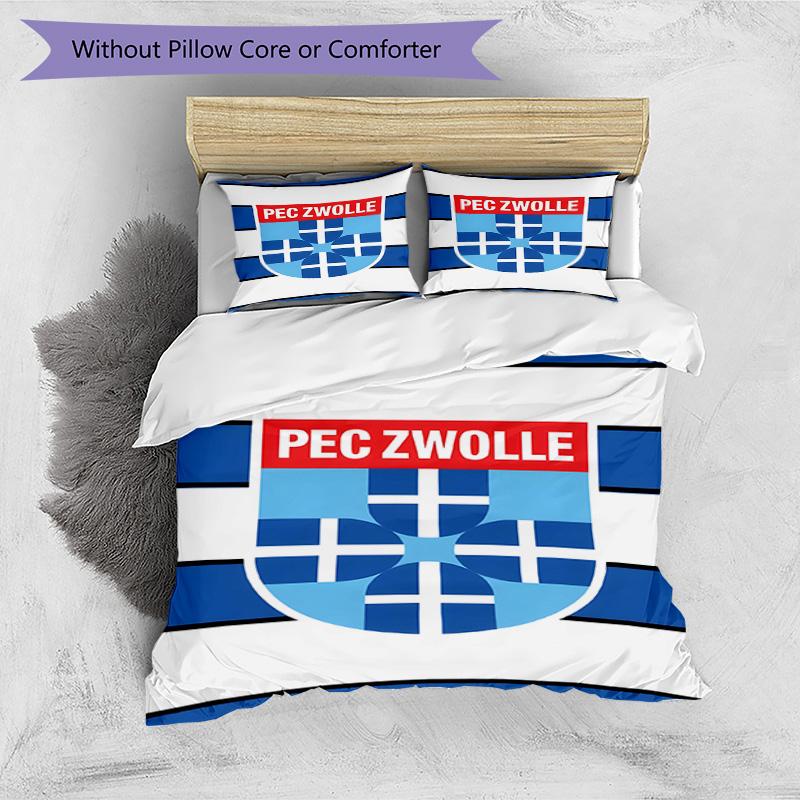 3pcs Duvet Cover Set (1*Duvet Cover + 2*Pillowcase, Without Core), PEC Zwolle Print Bedding Set, Bedroom Decor, All‑Season, Birthday Gift