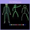 Vibrant El Wire Costume Illuminated Strips For Adults And Kids Perfect For Halloween Parties