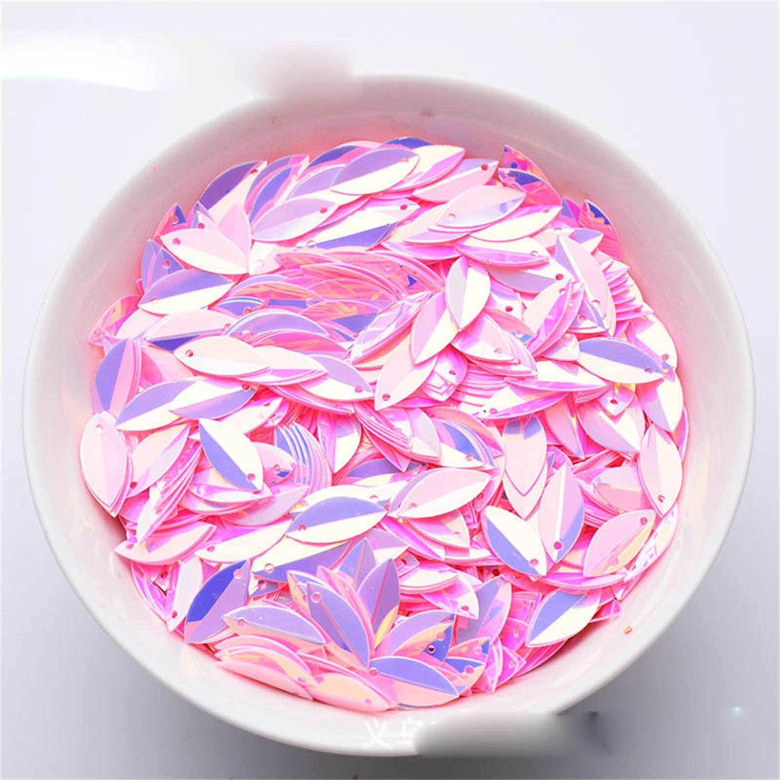 

Золотые блестки пайетки своими руками 6 × 15 мм трехмерные бусины свадебное платье аксессуары аксессуары украшения для вечеринки пайетки One Size розовый