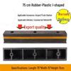 Rubber and Plastic Wheel Chock & Bollard: Car Stop, Anti-Collision Block, Curb Ramp, Parking Lot Vehicle Stopper