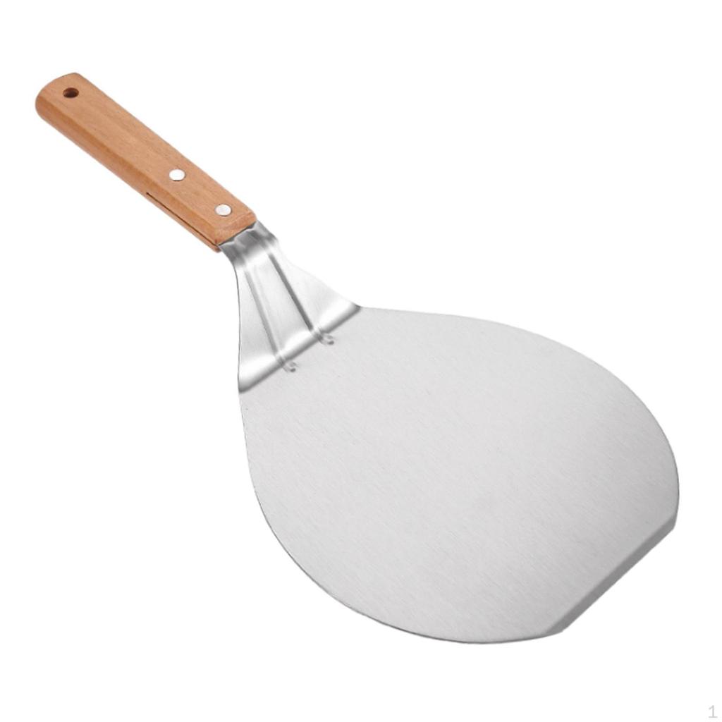Baking Paddle, Pizza Turning Peel With Wooden Handle, Cake Lifter Transfer Tray For BBQ Baker Pasta