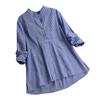 BITCED Women's Fashion Casual Solid Color Print Short Sleeve V-Neck  Blouses & Shirts