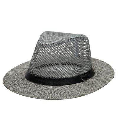 Hat Mænds Tophat Sommer Solskærm Solhat Åndbar Kølig Hat Solbeskyttelse Stråhat Mænd