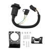ABLZ-56038366AB Trailer Wiring 7-Way Pin Connector Plug For Dodge Ram Durango Jeep Chrysler