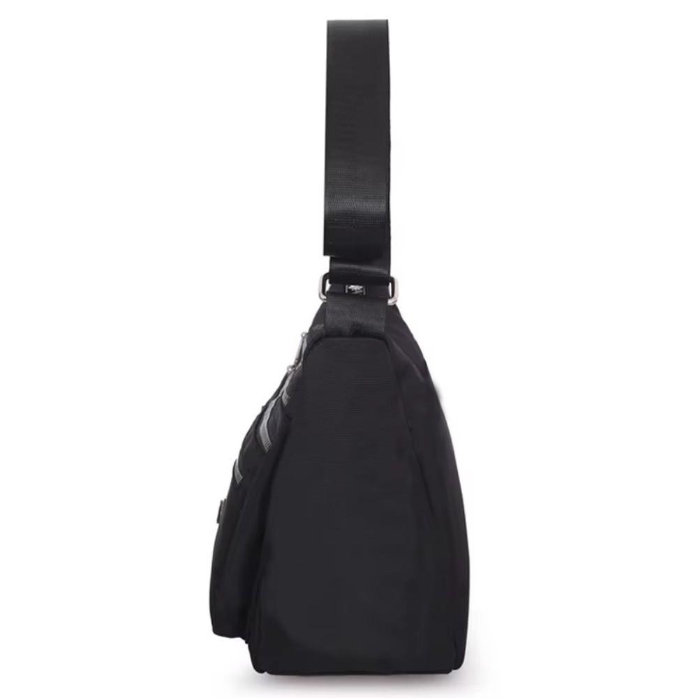New Nylon Shoulder Bags Multi Pockets Waterproof Crossbody Bags Zipper Women's Bag