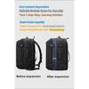 Vacuum Compression Mens Backpack Expandable Large Capacity Multi Functional Laptop Bag Short Trip Travel Hiking Pack