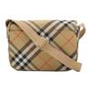 Burberry Check Adjustable Webbing Nylon Crossbody Shoulder Bag Kids bags Beige 80895061