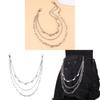 Punk Metal Chain Belt For Men And Women Summer Fashion Accessory With Spring Multilayer Design