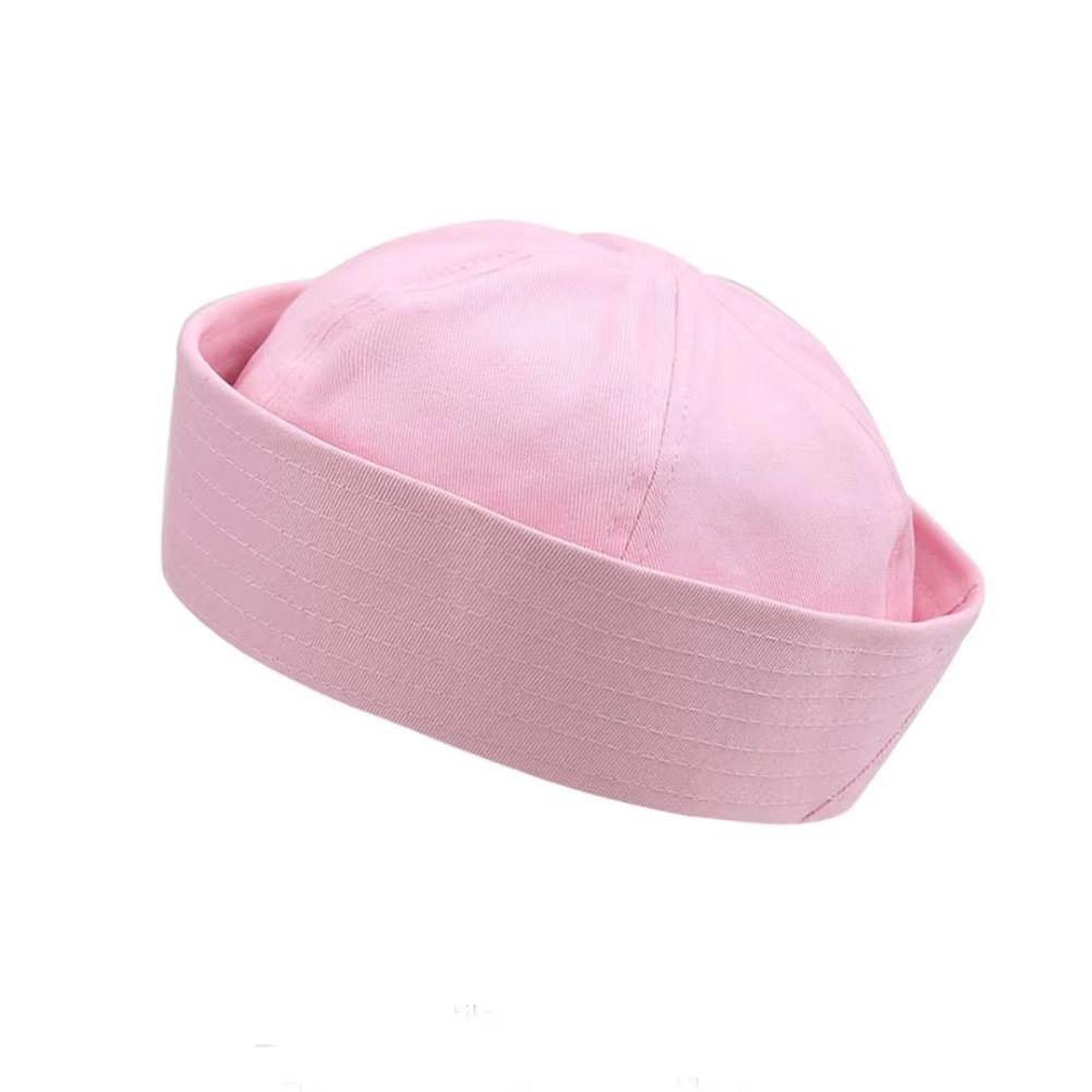 Blue Striped Stripe Sailor Hat Y2K Beret Hat Fashion Captain Hat  Spring