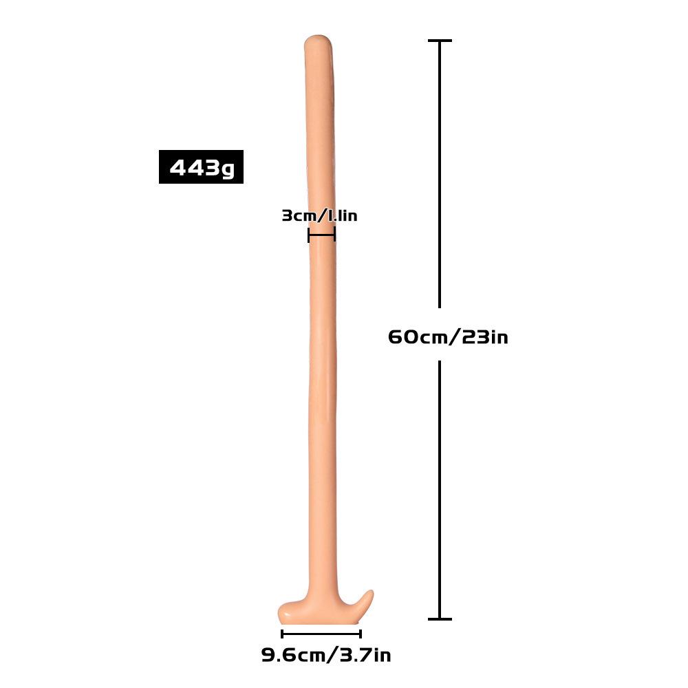 Unisex 1-Meter Anal Stimulator: Soft Chrysanthemum Massager & Dilator Plug for Adults