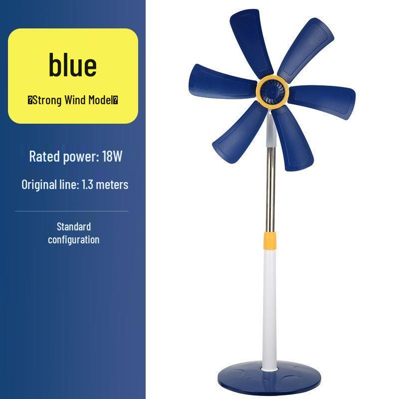 Leide Zhu Silent Oscillating Floor Fan for Home, Office, or Dorms – Powerful, Compact Design
