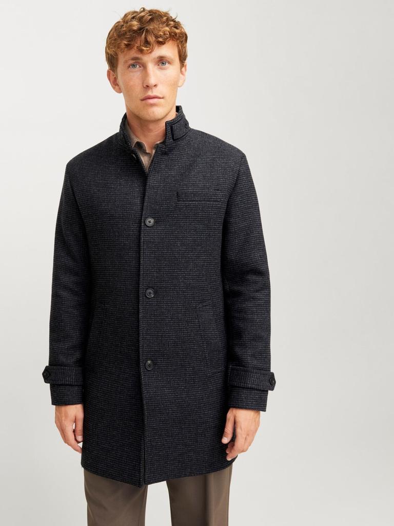 Пальто Jack & Jones Melton Coat (12258672) Jjemelton Wool Coat Sn (12258672) темно-серый меланж